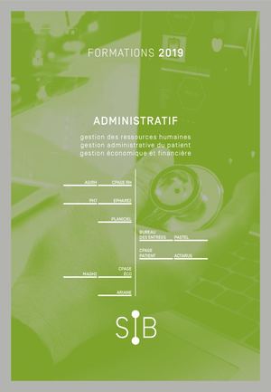 Gestion Administrative des Malades | Catalogue Formation 2019