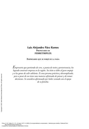 6 Caso De éXito Luis Alejandro Paez Ramos
