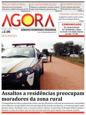 Jornal Agora - Edição 12443 - 7, 8 e 9 de Setembro de 2019