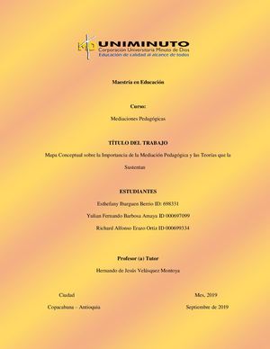 Mediación Pedagógica