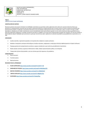 TEMA 4 MATEMÁTICAS 2019