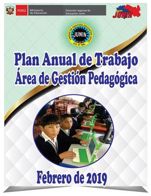 Plan Anual De Trabajo Agp