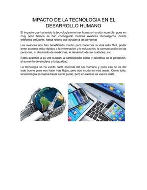 Impacto Tecnologico