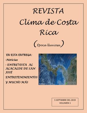 Revista Climas De Costa Rica