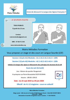 Affiche Lsf Sevran
