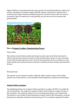 Professional Fertilizer Plant Organic Fertilizer Granulation Manufacturing Process