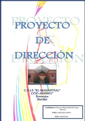Proyecto De Dirección C E I P El Manantial