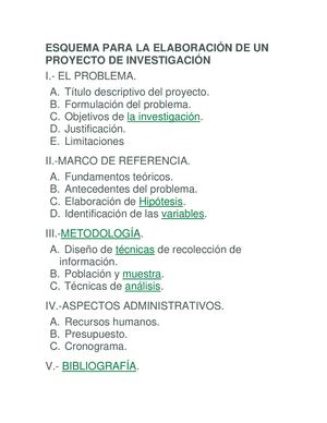 Pasos Del Proyecto De Investigación
