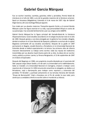 Gabriel García Márquez
