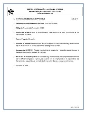 05 Gfpi F 019 Guia De Aprendizaje Mantenimiento F2 Ap1 Ga5(1)