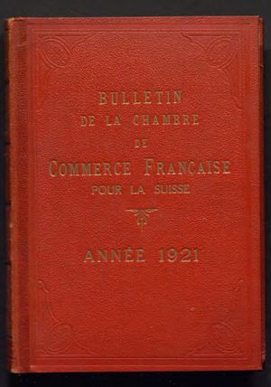 Bulletin Mensuel De 1921 - CCIFS Archives