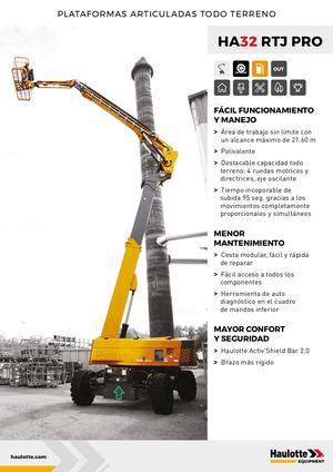 HA32 RTJ PRO Ficha técnica - ES