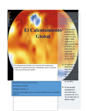 Qué Es El Calentamiento Global Caro