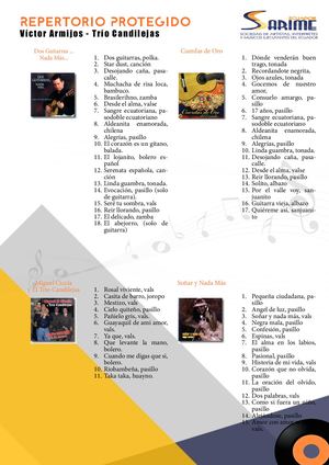 058. Repertorio Protegido: Victor Armijos - Trío Candilejas