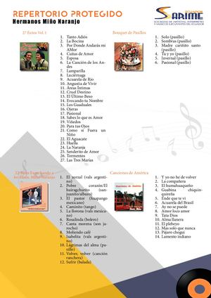 063 - 064. Repertorio Protegido: Danilo Miño & Eduardo Miño - Hnos Miño Naranjo