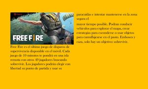 Free Fire Es El úLtimo Juego De Disparos De Supervivencia Disponible En El Móvil