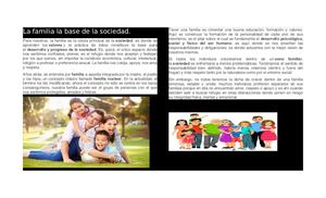 La Familia La Base De La Sociedad
