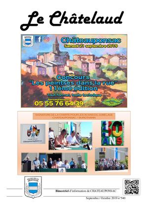 Bulletin Municipal N°540 Septembre/Octobre 2019