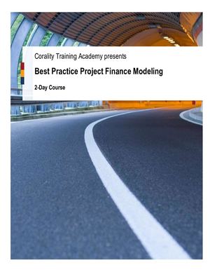 Corality Academy Best Pracice Finance Modeling