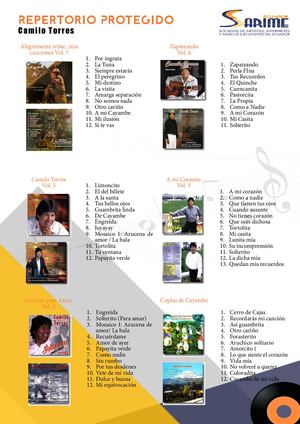 110. Repertorio Protegido: Camilo Torres