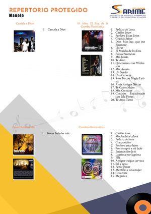 119. Repertorio Protegido: Manolo