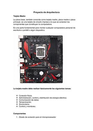 Proyecto#1 De Arquitectura