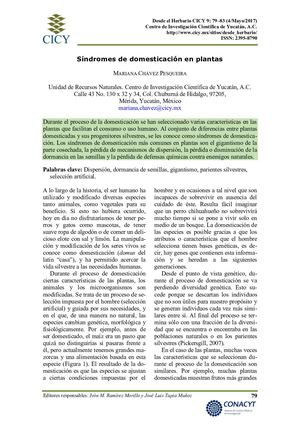 Art Cientif La Genetica De Plantas Y Animales