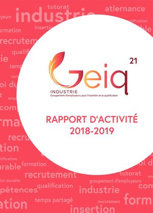 Rapport d'activité GEIQ Industrie 21