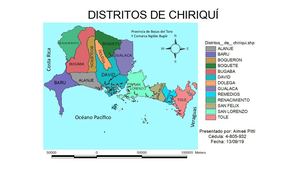 Distritos De Chiriquí