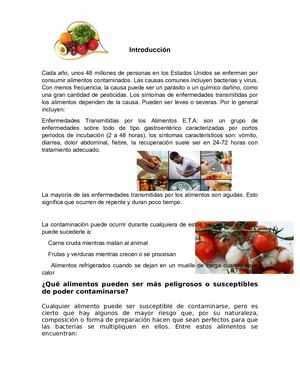 Contaminación De Alimentos