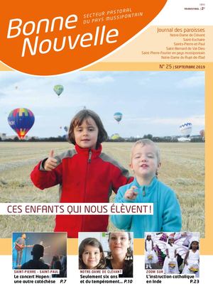 Bonne nouvelle n°25, septembre 2019