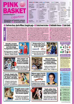 PINK'14/15_SETTIMANA 7 (13/11)