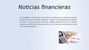 Noticias Financieras