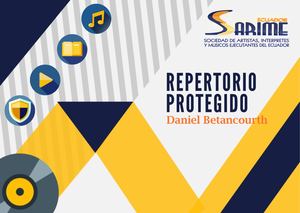 335. Repertorio Protegido: Daniel Betancourth