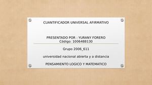 Cuantificador Universal Afirmativo