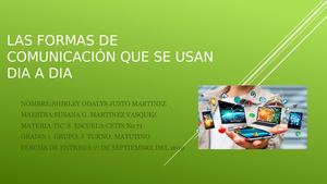 Diario De las formas de comunicación que usamos día a día