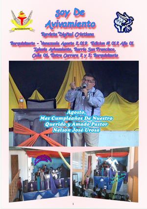 "Soy De Avivamiento" 012 Agosto 2019