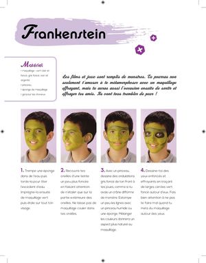 Maquillage Frankenstein