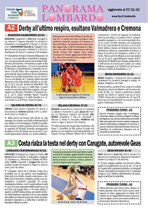 PINK'12/13_SETTIMANA 10 (29/11)