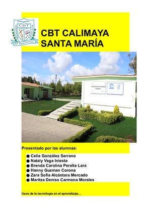 Cbt Calimaya Santa Maria
