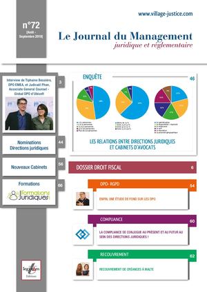 Journal du Management Juridique 72