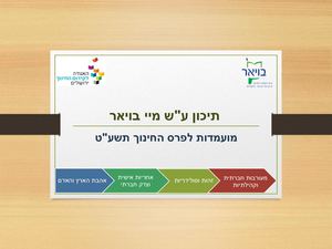 מצגת לפרס החינוך