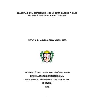 Distribución De Yogurt Casero 2018