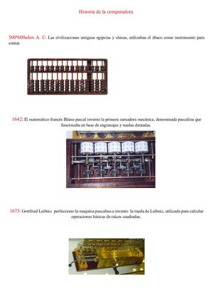 Historia de la computadora