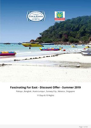 Thailand Tourism - Get Complete Itinerary Details of Thailand Tour by Cox & Kings