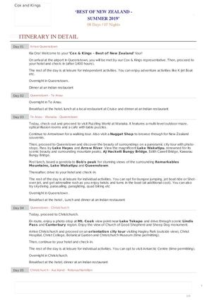 Australia Tourism - Get Complete itinerary of Australia Tour Packages at Cox & Kings