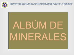 Álbum de Minerales