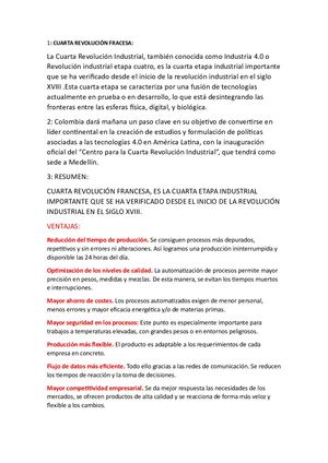 Sofia Duque Ospina 7b Cuarta Revolución