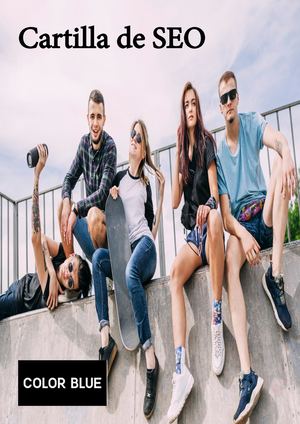Cartilla De Seo Color Blue