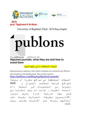 Hijacked Journals